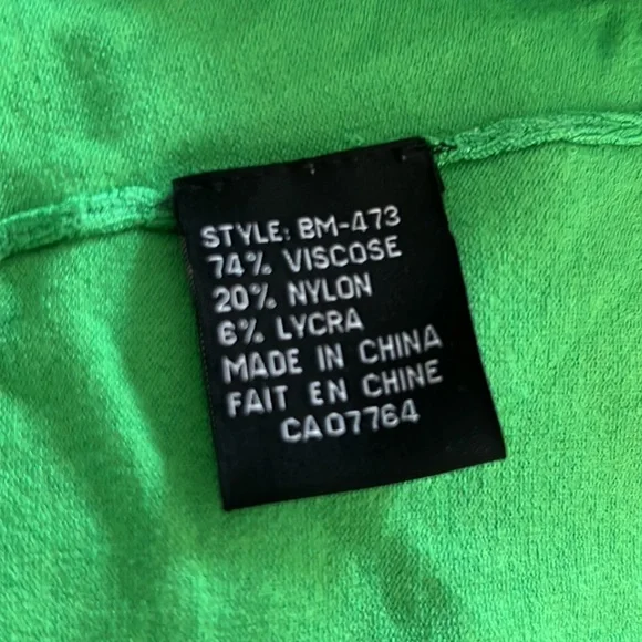 BEDO asymmetrical one shoulder body con green striped dres - Picture 6 of 6